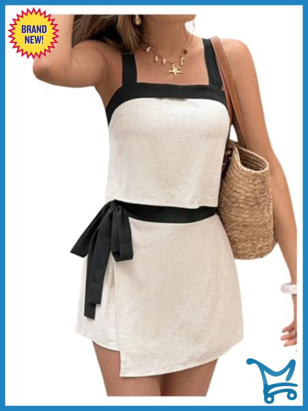 Square Neck Crop Top and Wrap Tie Side Shorts Matching Sets